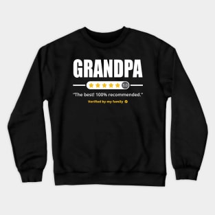 Five Stars Grandpa Crewneck Sweatshirt